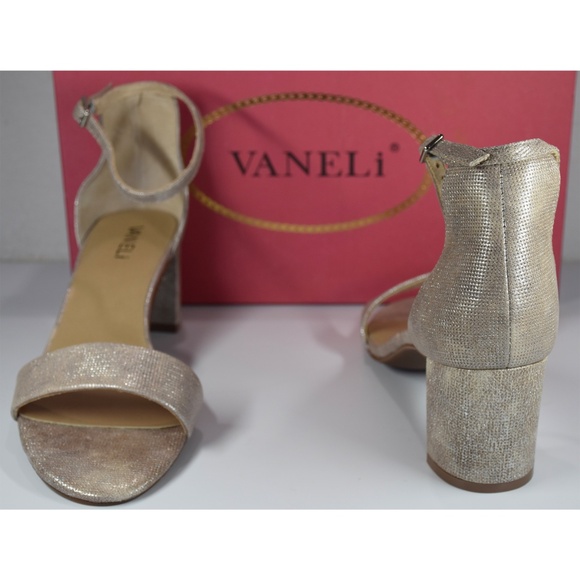 VANELI NIB MERYN TOBACCO LEATHER ANKLE STRAP SANDAL. SIZE 8 M - Picture 4 of 12